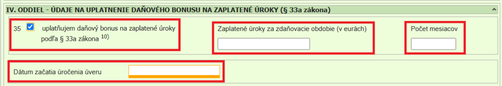 Ako si v daňovom priznaní uplatniť daňový bonus pri hypotéke I ako vyplniť a podať daňové priznanie